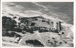 Aerial View of Fort Clinch Postcard