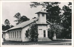 Methodist Church, St. Marks, Florida Postcard