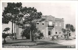 High School - Port St. Joe, Florida Postcard