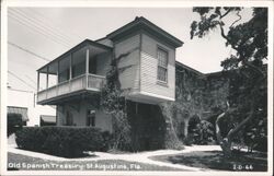 Old Spanish Treasury, St. Augustine, FL Postcard