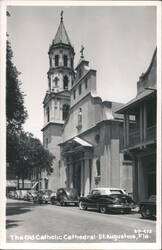 Old Catholic Cathedral, St. Augustine, Florida Postcard