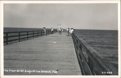 The Pier at St. Augustine Beach Postcard