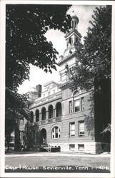 Sevierville, TN Courthouse Tennessee Postcard Postcard Postcard