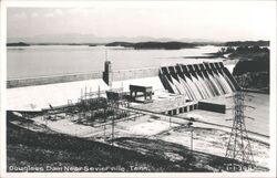 Douglas Dam Near Sevierville, Tennessee Postcard Postcard Postcard