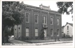 Masonic Temple and Public Library, Sevierville, TN Tennessee Postcard Postcard Postcard