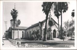 Trinity Parish Church, St. Augustine, Florida Postcard