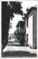 Picturesque Aviles Street Postcard