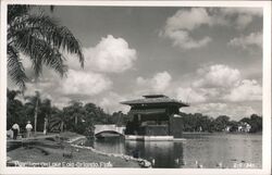 Pavilion on Lake Eola, Orlando, Florida Postcard