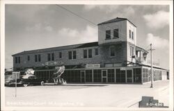 Beach Hotel Court, St. Augustine, FL Postcard