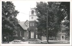 First Methodist Church, Sevierville, Tennessee Postcard