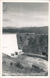 Fontana Dam and Powerhouse Postcard