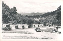 Cottages At Fontana Village, Fontana Dam Postcard