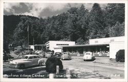 Fontana Village Center, Fontana Dam Postcard