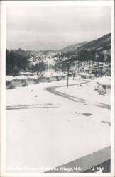 Fontana Village, NC Winter Scene Postcard