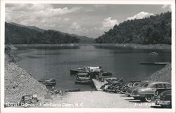 Boat Dock, Fontana Dam, North Carolina Postcard