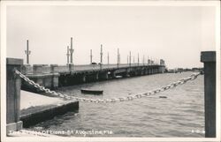 Bridge of Lions, St. Augustine, Florida Postcard