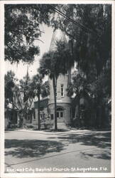 Ancient City Baptist Church, St. Augustine, Florida Postcard