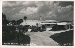 Marine Studios Gift Shop and Entrance - Marineland, Florida Postcard