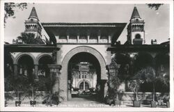 Ponce de Leon Hotel Entrance - St. Augustine, Florida Postcard