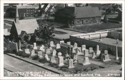 Slumber Cemetery at Midget City, Florida Postcard