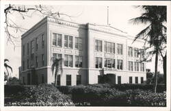 Lee County High School, Fort Myers, Florida Postcard