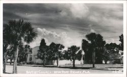 Baptist Church in New Port Richey, Florida Postcard