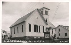 First Methodist Church in Davenport, Florida Postcard