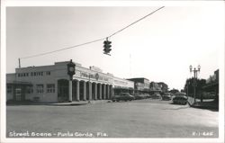 Punta Gorda State Bank and Bank Drive-In Postcard