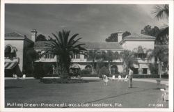 Croquet Players at Pinecrest Lakes Club, Avon Park Postcard