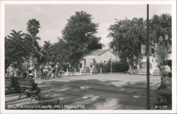 Shuffleboard Courts, Fort Myers, Florida Postcard