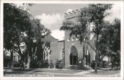 First Methodist Church, Wauchula, Florida Postcard