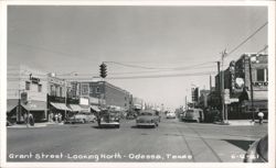Grant Street-Looking North Postcard