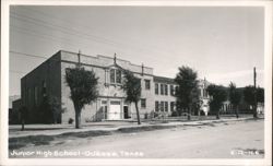 Junior High School building Postcard