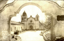 Mission San Carlos De Rio Carmelo Postcard