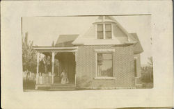 Mother on Porch Postcard