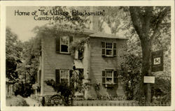 Home Of The Village Blacksmith Cambridge, MA Postcard Postcard