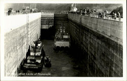 Navigation Locks At Bonneville Oregon Postcard Postcard