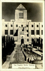 Los Angeles Public Library California Postcard Postcard