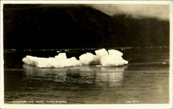 Floating Ice Taku Inlet, AK Postcard Postcard