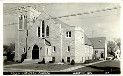 Pella Lutheran Church Waupun, WI Postcard Postcard