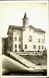 St. John's Ev. Church Slinger, WI Postcard Postcard