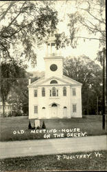 Old Meeting House On The Green Postcard