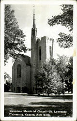 Gunnison Memorial Chapel, St. Lawrence University Canton, NY Postcard Postcard