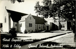 First Baptist Church, 10th & Eddy Postcard