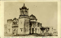 Mission San Jose Before Dome Fell in San Antonio, TX Postcard Postcard