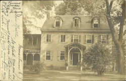 Exterior of the Parson's Home Postcard