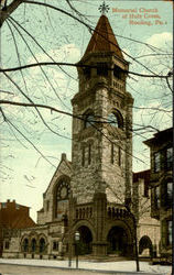 Memorial Church Of Holy Cross Reading, PA Postcard Postcard