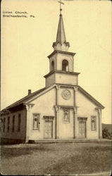 Union Church Brodheadsville, PA Postcard Postcard