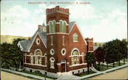 Hill Memorial U. B. Church Bradford, PA Postcard Postcard