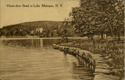 Horse-Shoe Bend At Lake Mahopac Postcard